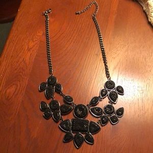 Beautiful black statement necklace